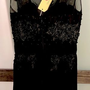 Black evening dress